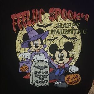 Disney Mickey and Minnie Mouse Halloween Medium Shirt
